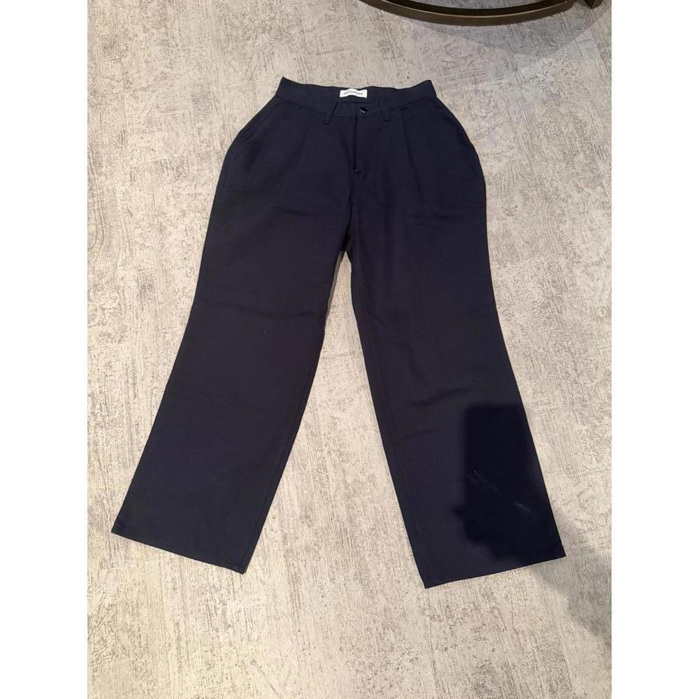 The Frankie Shop Navy Wide Leg Pants XS